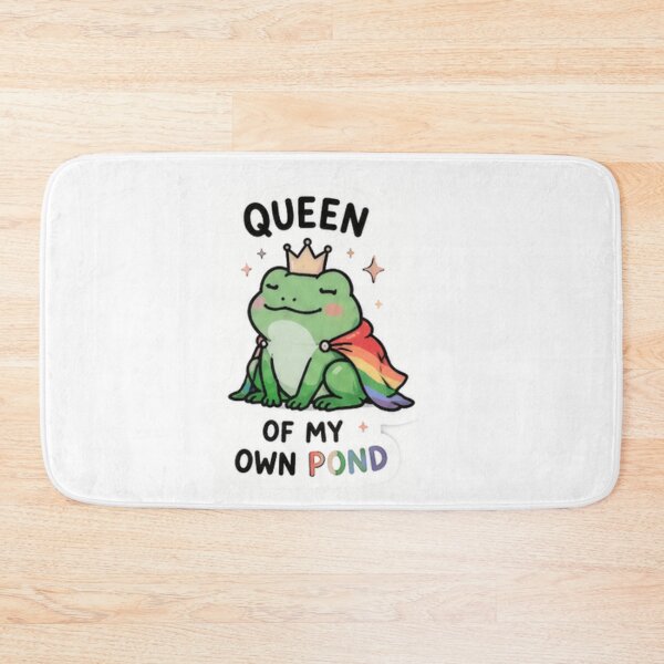 Item preview, Pond-erfully Proud Cute Rainbow Frog Pride designed and sold by Pixanova.