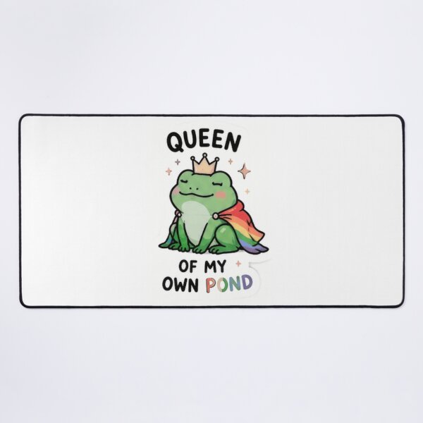 Item preview, Pond-erfully Proud Cute Rainbow Frog Pride designed and sold by Pixanova.