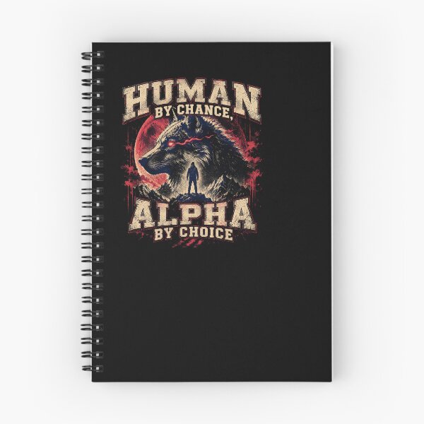 Item preview, Human By Chance, Alpha By Choice - Brain Rot Meme designed and sold by BinAlgoPix.