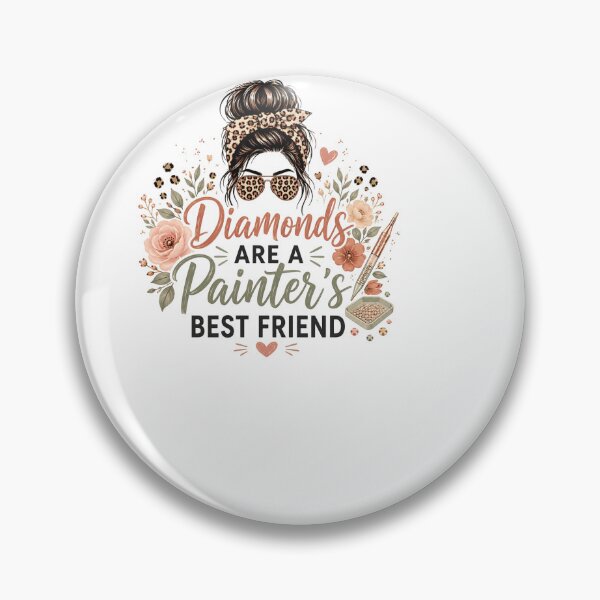 Artikelvorschau, Diamanten sind die besten Freunde eines Malers – Diamond Pai entworfen und verkauft von BinAlgoPix.