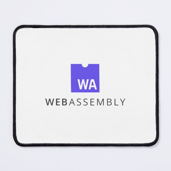 Item preview, WebAssembly Wordmark Logo designed and sold by GlassySteel.