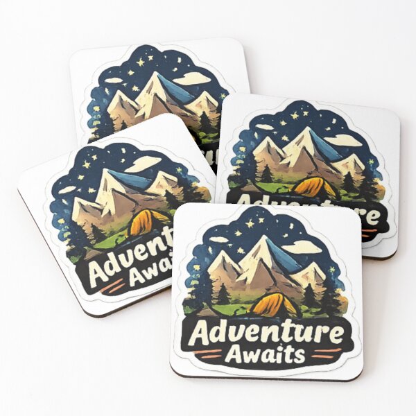 Item preview, Adventure Awaits in Mountain Wilderness designed and sold by _Stickora_.