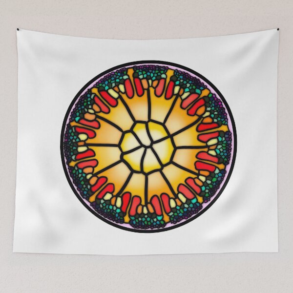 Item preview, Stained Glass Diatom  designed and sold by PalaeoBros.