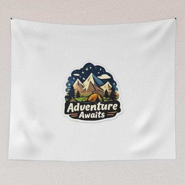 Item preview, Adventure Awaits in Mountain Wilderness designed and sold by _Stickora_.
