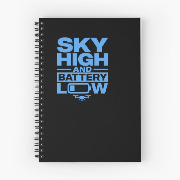 Item preview, Sky High And Battery Low - Funny Drone Pilot designed and sold by BinAlgoPix.