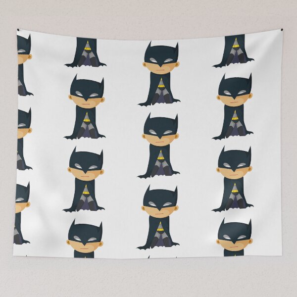Item preview, Cute Chibi Dark Knight Superhero Sticker | Kawaii Comic Vigilante Cartoon designed and sold by amareshdas008.