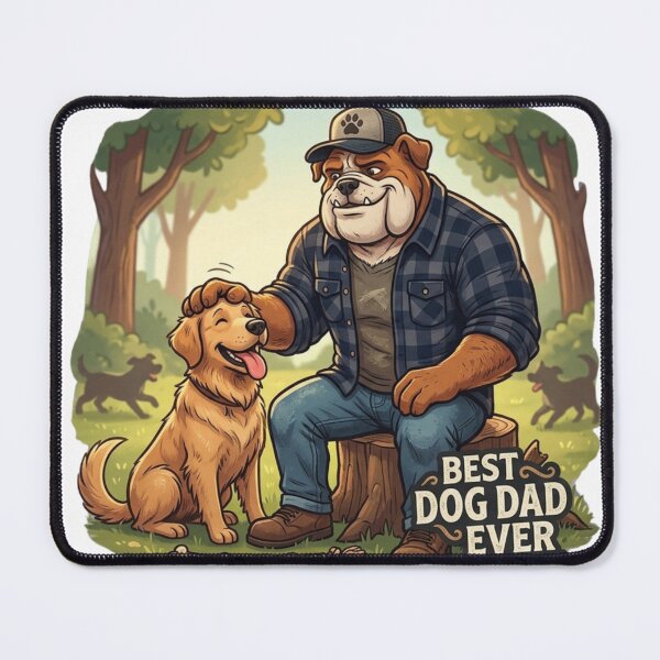Item preview, Best Dog Dad Ever – Funny DOG LOVERS Shirt, Unique Graphic Tee, Gift Idea designed and sold by Hanno0.