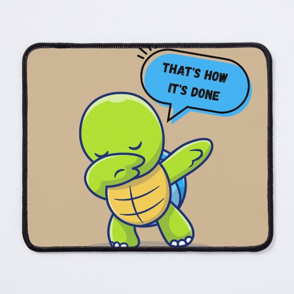 Item preview, Funny Dabbing Turtle Thats How Its Done Meme designed and sold by Alpikycn.