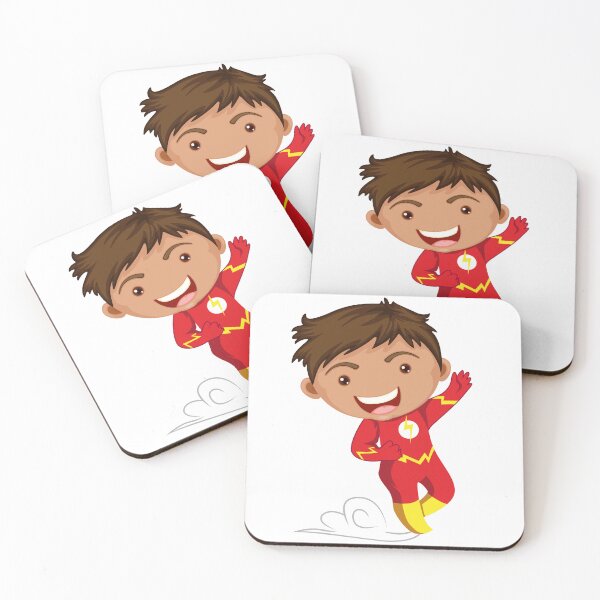 Item preview, Flash Sticker | Cute Chibi Speedster Superhero Cartoon Character for Comic Fans designed and sold by amareshdas008.