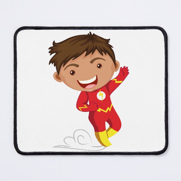Item preview, Flash Sticker | Cute Chibi Speedster Superhero Cartoon Character for Comic Fans designed and sold by amareshdas008.