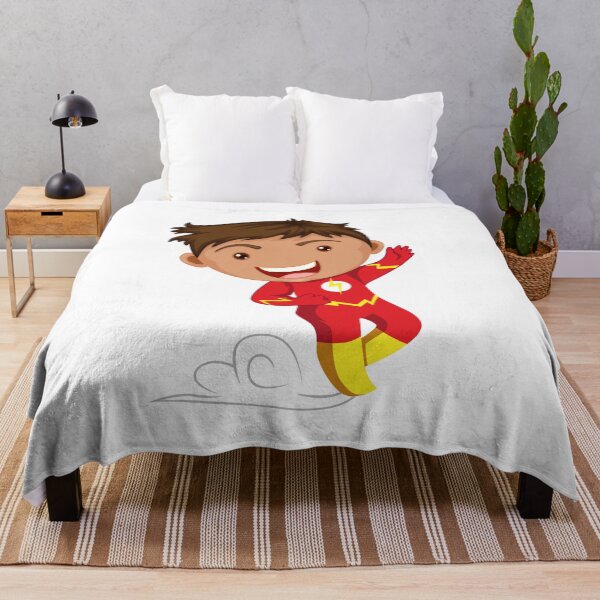 Item preview, Flash Sticker | Cute Chibi Speedster Superhero Cartoon Character for Comic Fans designed and sold by amareshdas008.