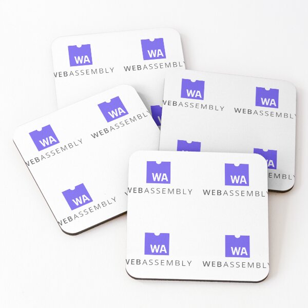 Artikelvorschau, WebAssembly-Wortmarke 4x entworfen und verkauft von GlassySteel.