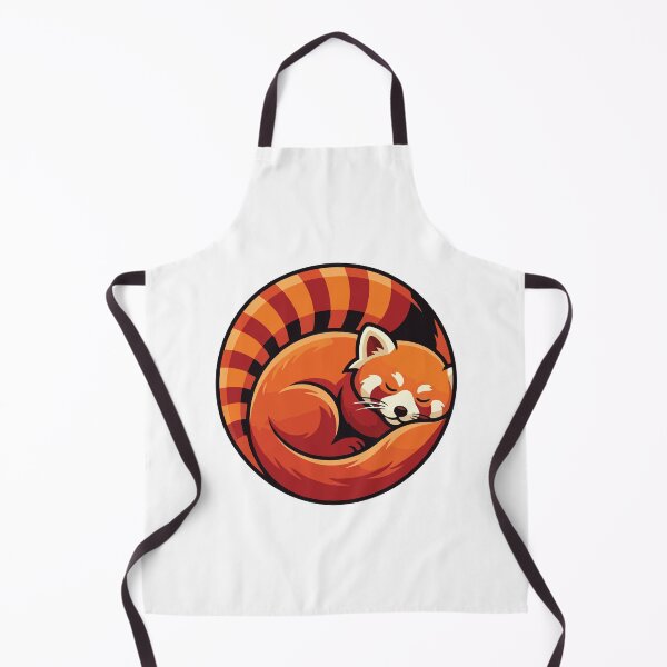 Item preview, Sleeping Red Panda Yin Yang Circular Aesthetic designed and sold by ArcApparel2020.