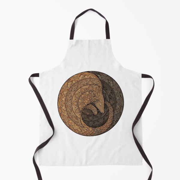 Item preview, Pangolin Curled Geometric Mandala Circle designed and sold by ArcApparel2020.