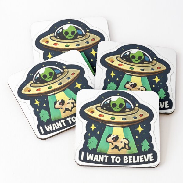 Item preview, Alien UFO Abduction Mystery Sticker designed and sold by _Stickora_.