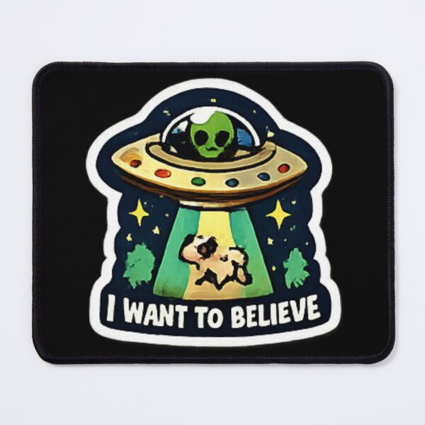 Item preview, Alien UFO Abduction Mystery Sticker designed and sold by _Stickora_.