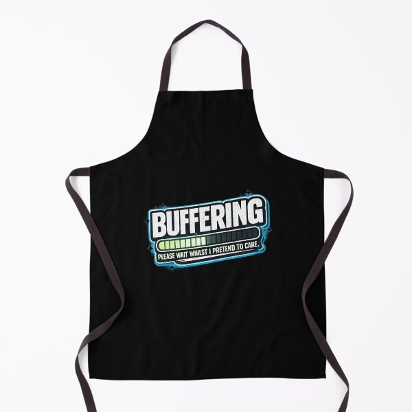 Item preview, Buffering... Please Wait Whilst I Pretend To Care | Funny Sarcastic Internet Humour designed and sold by YoSum.
