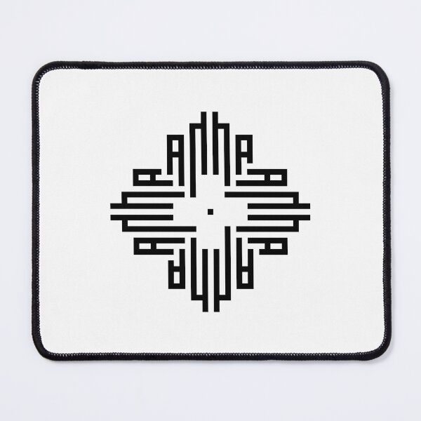 Item preview, ANNA | Black | Modern Geometric Kufi Calligraphy | From Name to Art designed and sold by FOR YOUR NAME.