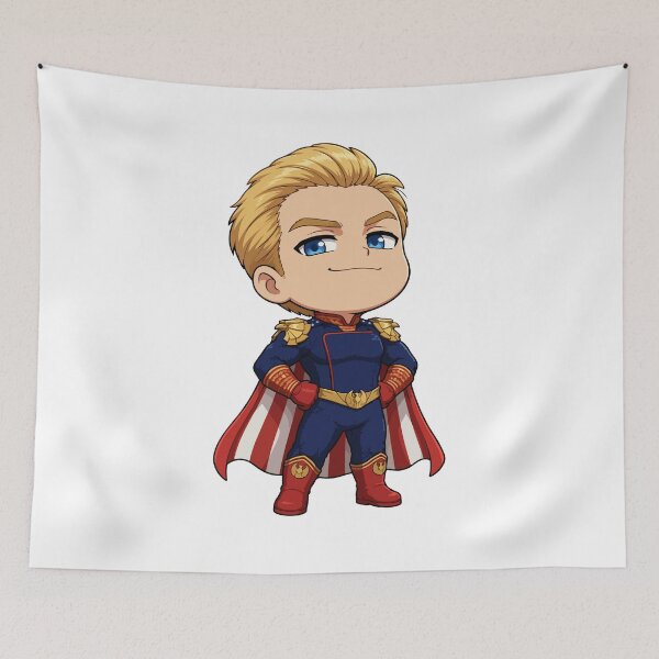 Item preview, The Boys Homelander Sticker | Cute Chibi Superhero Fan Art | Homelander Chibi Character Sticker | The Boys TV Show Fan Art designed and sold by amareshdas008.