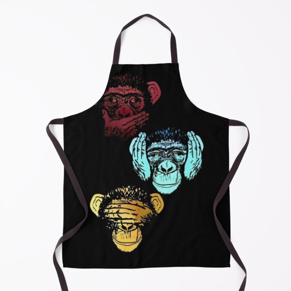 Item preview, See No Evil, Hear No Evil, Speak No Evil – Three Wise Monkeys Art designed and sold by BlueHillsJanot.