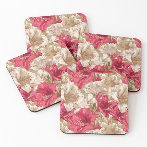 Item preview, Flourishing Amaryllis Print  - Birthday Flower Pattern   - Baptism Gifts designed and sold by RoyalStarsPatts.