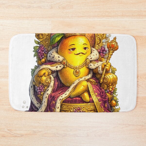 Item preview, Royal Mango King Cute Throne Crown Funny Fruit Royalty Design designed and sold by irfanshikh.