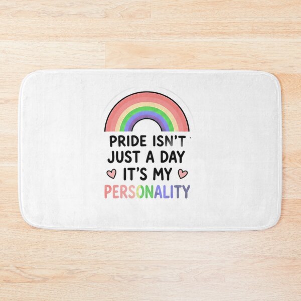 Item preview, My Personality Is Rainbow Cute Pride designed and sold by Pixanova.