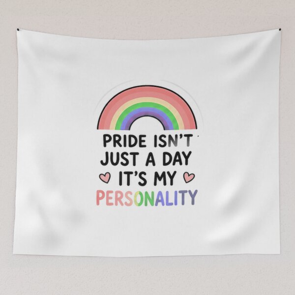 Item preview, My Personality Is Rainbow Cute Pride designed and sold by Pixanova.