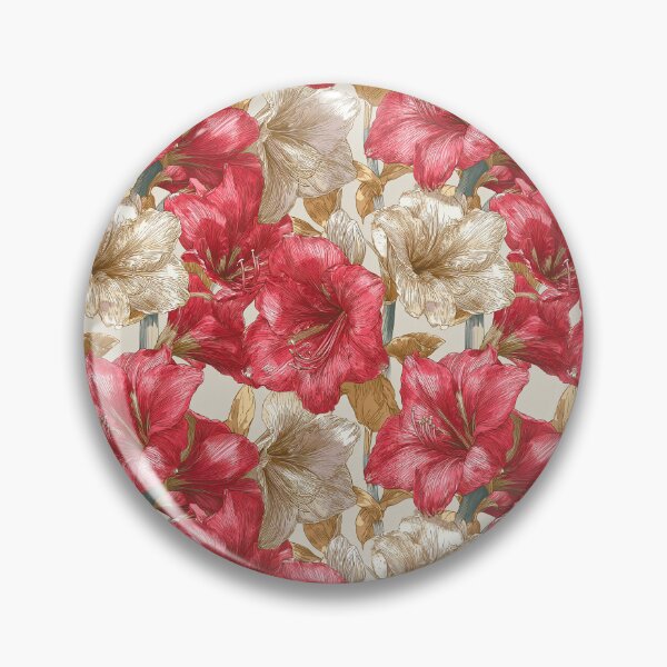 Item preview, Petaled Amaryllis Print  - Birthday Flower Pattern   - Best Friend Gifts designed and sold by RoyalStarsPatts.