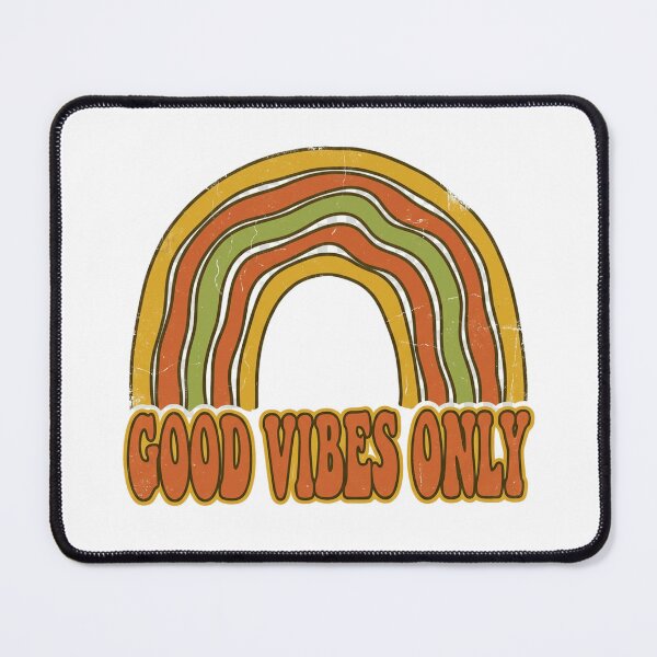 Item preview, Good Vibes Only Retro Rainbow Shirt | Groovy 70s Vintage Aesthetic Graphic Tee designed and sold by DmaarGroup.