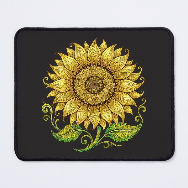 Item preview, Whimsical Radiant Sunflower Illustration designed and sold by Ponsak.