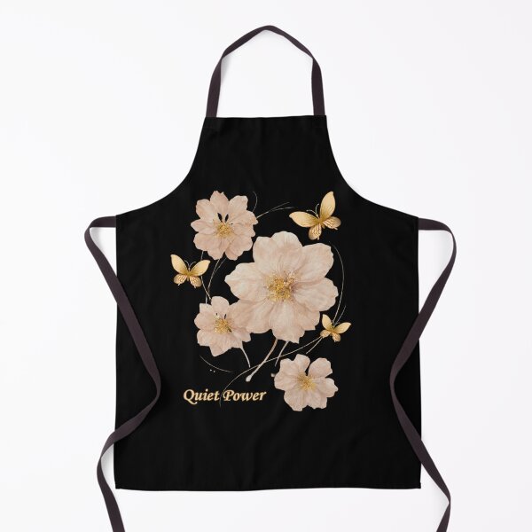 Item preview, Quiet Power Golden Butterflies & Botanical Flowers Aesthetic Gift designed and sold by DreamersDNArt.