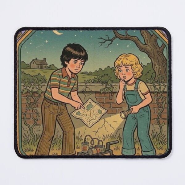 Item preview, Vintage Ghost Hunter Kids Retro Comic Book Art designed and sold by Dream Weave Studio.