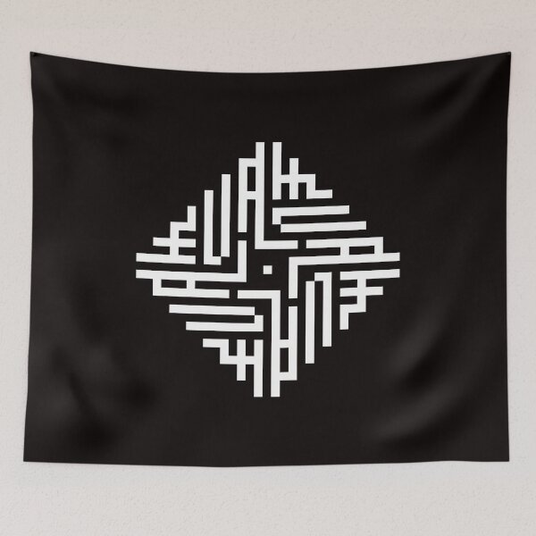 Item preview, EVA | White  | Modern Geometric Kufi Calligraphy | From Name to Art   designed and sold by FOR YOUR NAME.