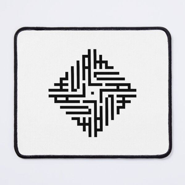 Item preview, EVA | Black | Modern Geometric Kufi Calligraphy | From Name to Art designed and sold by FOR YOUR NAME.