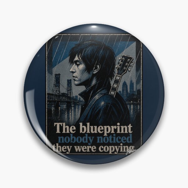 Item preview, Greg Sage Portland Rain Post Punk Portrait designed and sold by Artisticanvas.