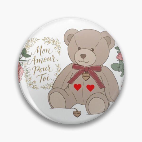 Item preview, My Love For You Teddy Bear | Romantic Floral Love Design designed and sold by Salma.Store.