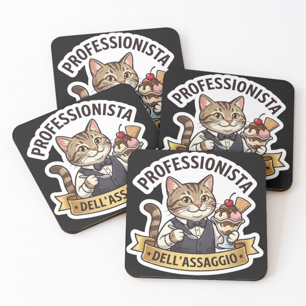 Item preview, Il Professionista dell'Assaggio - Gatto Gelato designed and sold by styledigital.