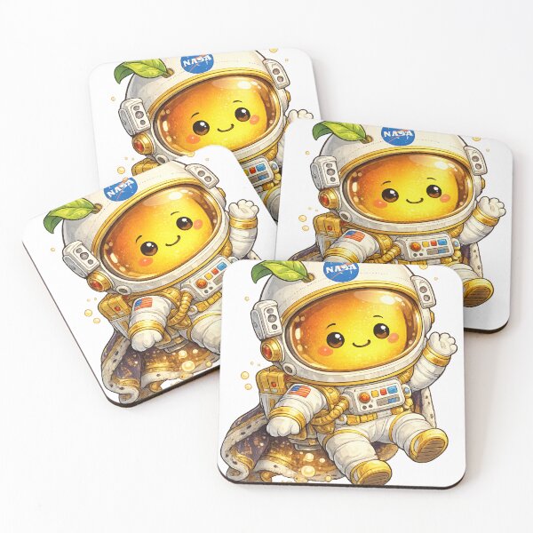 Item preview, Cute NASA Astronaut Mango Space Suit Funny Kawaii Fruit Design designed and sold by irfanshikh.