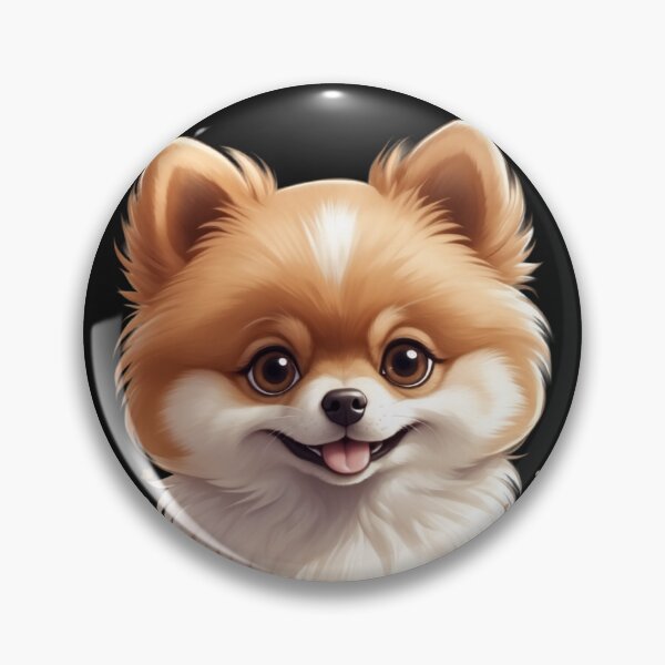 Artikelvorschau, Niedlicher kleiner Pomeranian in Sepiatönen. entworfen und verkauft von NewtBoo.