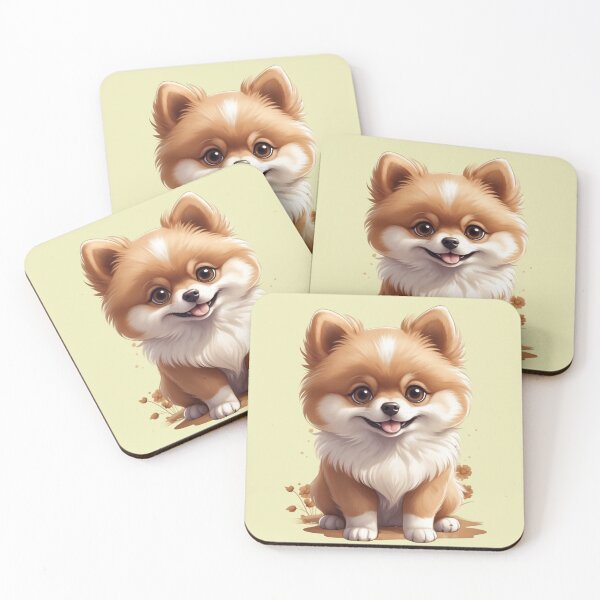 Item preview, Cute little Pomeranian in sepia tones. designed and sold by NewtBoo.
