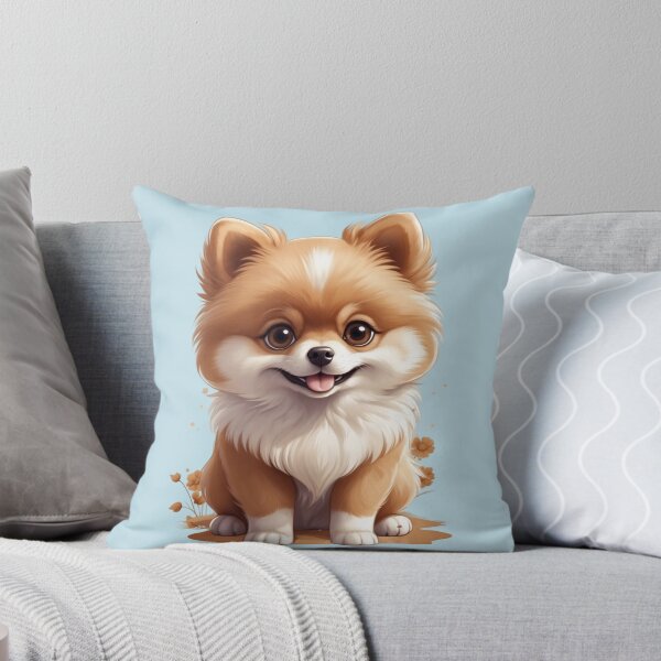 Item preview, Cute little Pomeranian in sepia tones. designed and sold by NewtBoo.