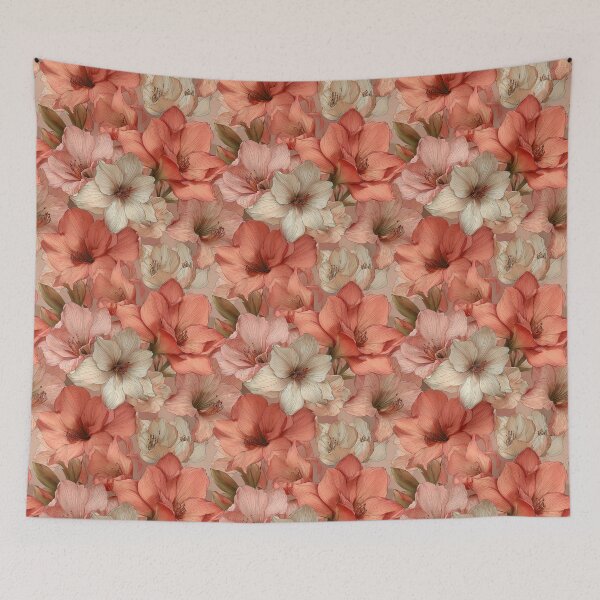 Item preview, Minimalistic Amaryllis Flower  - Flower Garden Pattern   - Best Gifts For Dad designed and sold by RoyalStarsPatts.