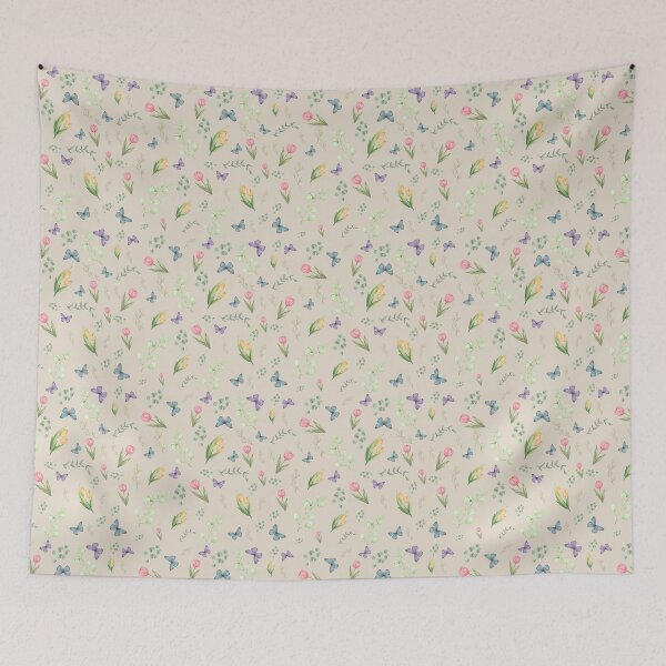 Item preview,  Minimal beige Botanical Seamless Pattern designed and sold by Formvia Studio.