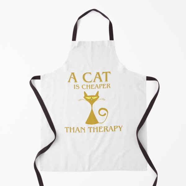 Item preview, A cat is cheaper than terapy designed and sold by Tshirtmania4you.