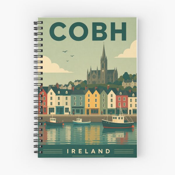 Item preview, Cobh Ireland Vintage Travel Poster - Retro Harbor Wall Art designed and sold by pod24.