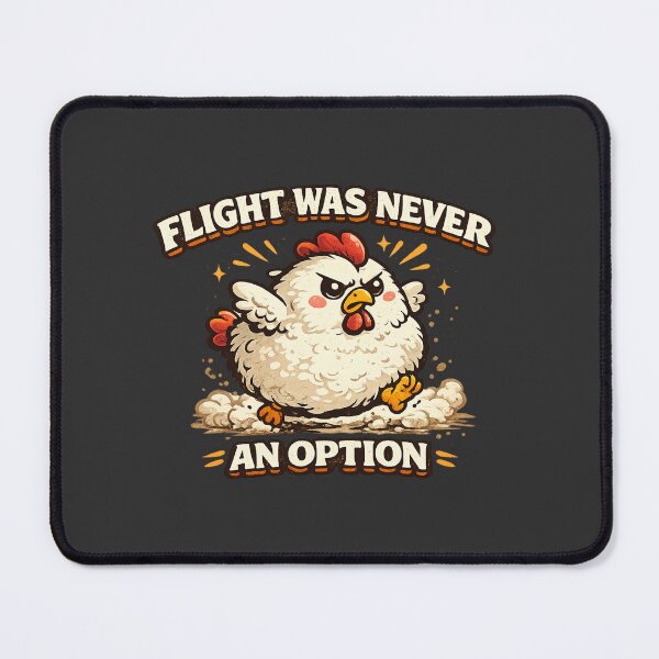 Item preview, Flight Was Never An Option Funny Chicken Vintage Farm Animal designed and sold by PunchDrop.