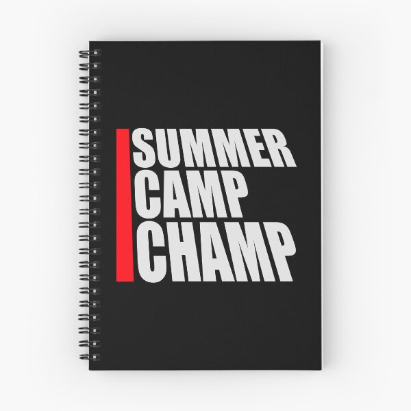 Item preview, Summer Camp Champ Funny Kids Outdoor Adventure Quote designed and sold by shirt-o-mat.
