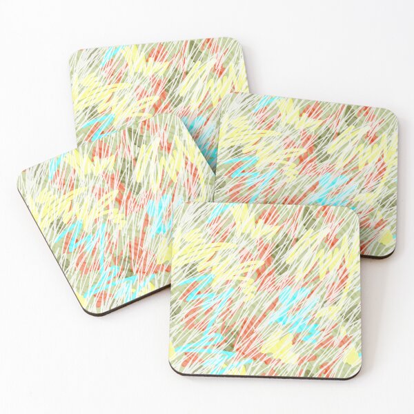 Item preview, Abstract Scribble Pattern – Colorful Hand Drawn Brush Strokes  designed and sold by Skryp-art.
