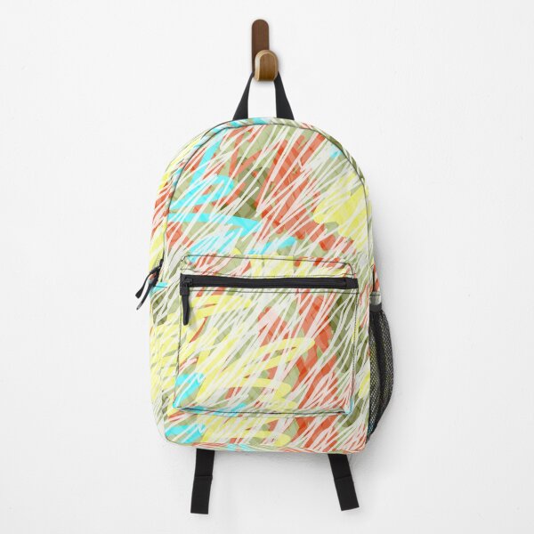 Item preview, Abstract Scribble Pattern – Colorful Hand Drawn Brush Strokes designed and sold by Skryp-art.